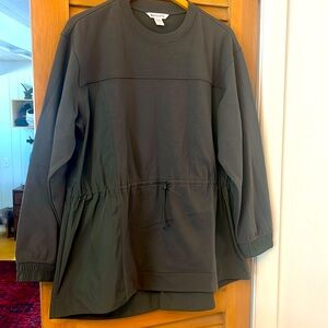 ATHLETA Triumph Hybrid Crewneck Sweatshirt | Green | Size Large